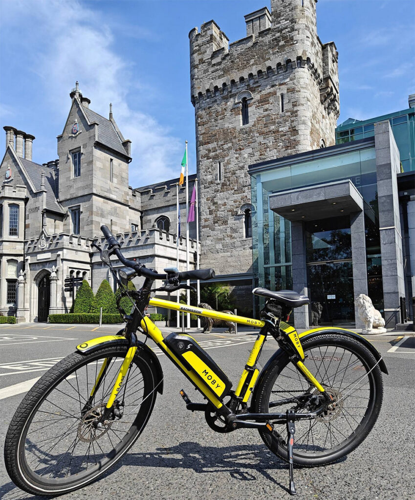 Moby bike at Clontarf castle