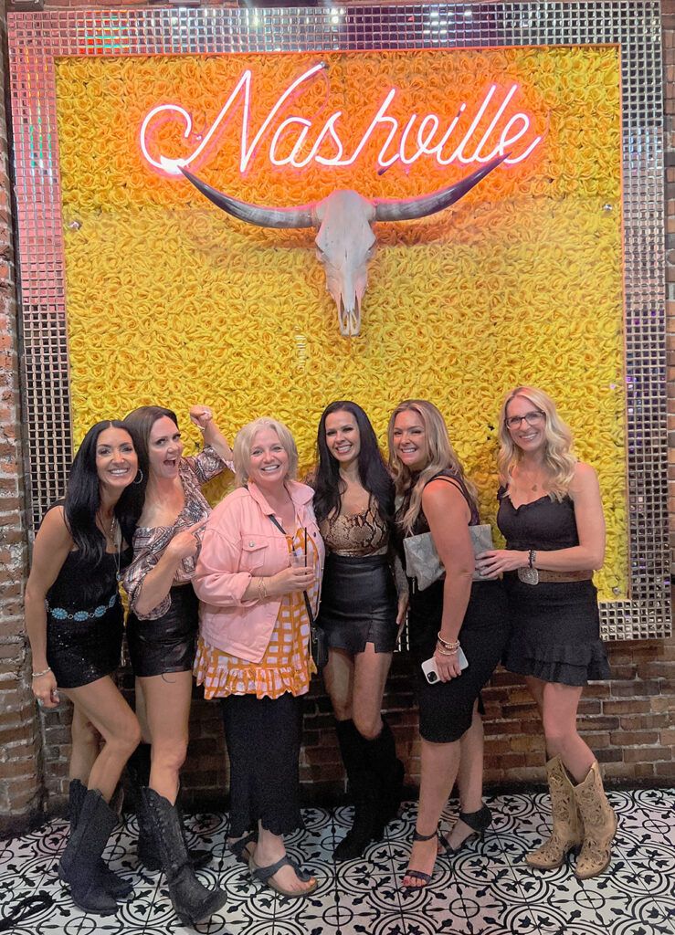 Megan with girls in Nashville