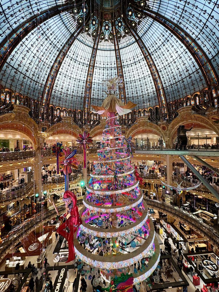 Christmas at Galeries Lafayette