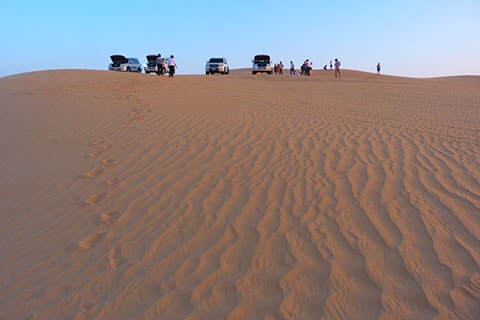 Abu Dhabi dune bashing