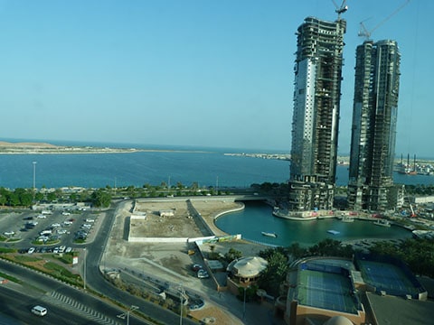 Abu Dhabi view from Sofitel