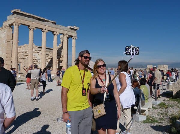Acropolis selfie Athens