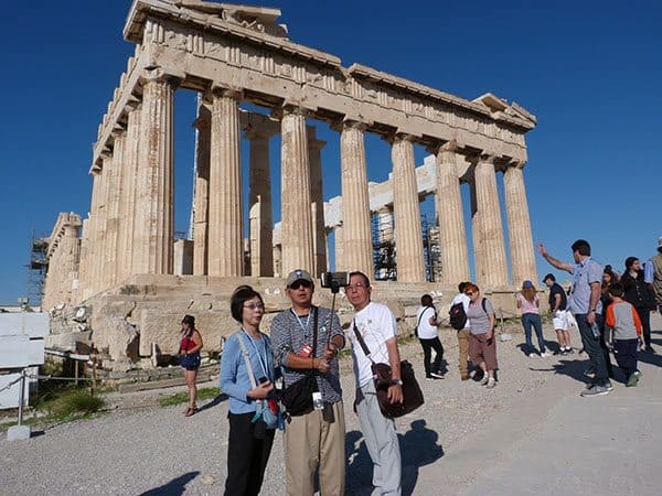 Acropolis selfie