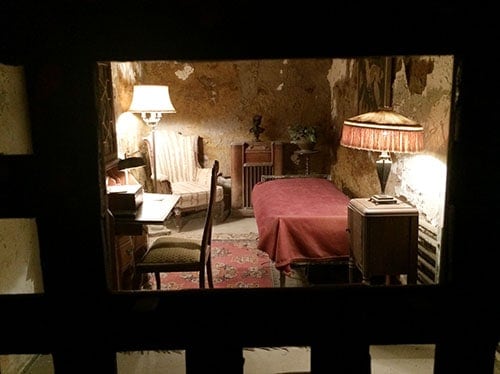 Al Capone's cell at Eastern State Pen