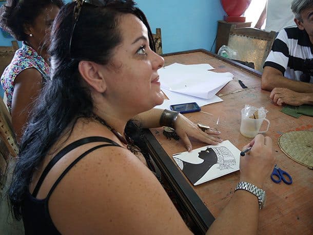 Artist in community project cuba