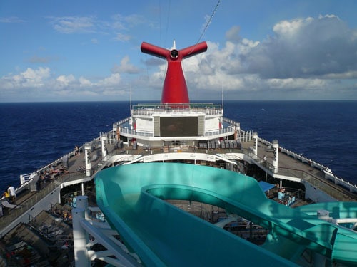Carnival Cruise pool deck