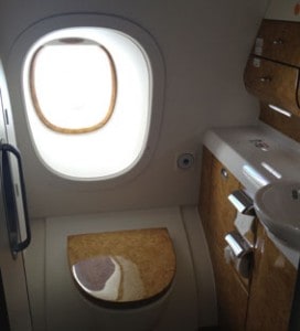Emirates loo with a view