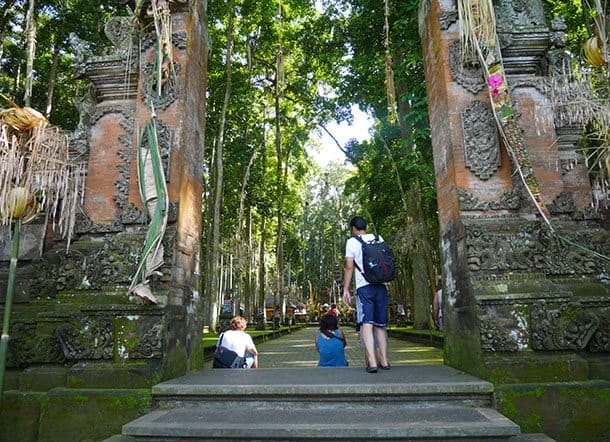 Entrance to monkey forest