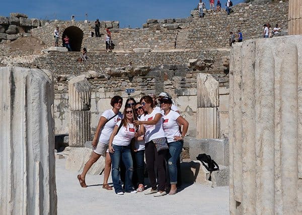 Ephesus selfies