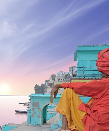 The Ganges sunset