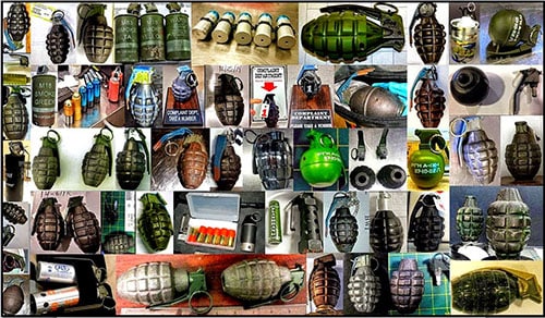 TSA airport grenades
