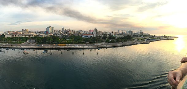 Havana Cuba from the sea