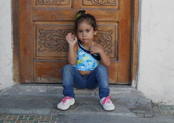Little girl in Cuba