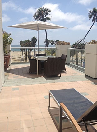 Loews Santa Monica veranda suite
