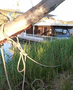 Murray River houseboat