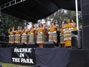 Waitangi Day Maori performers