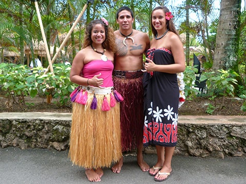 Polynesian village, Hawaii