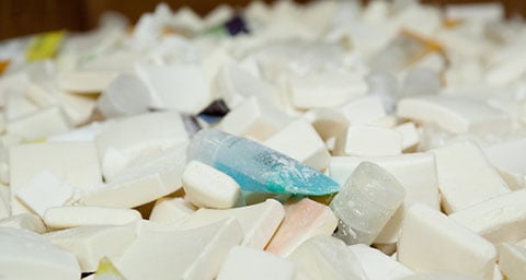 Recycling soap