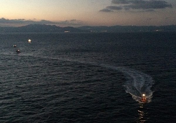 Cruise ship migrant rescue