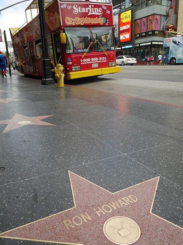 Hollywood star walk Ron Howard