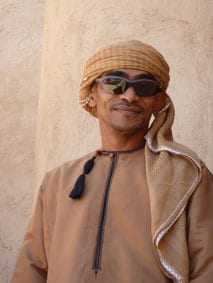 Our tour guide and the world's fastest Omani, Salim.