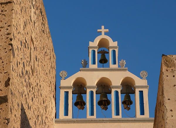 Santorini church bells