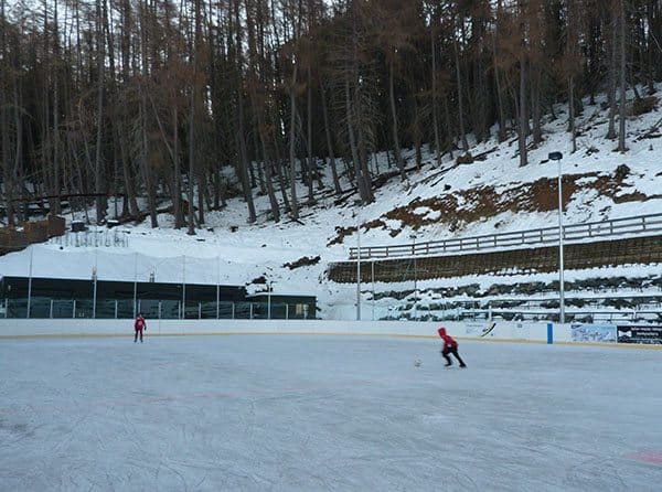 Ice skating Tekapo