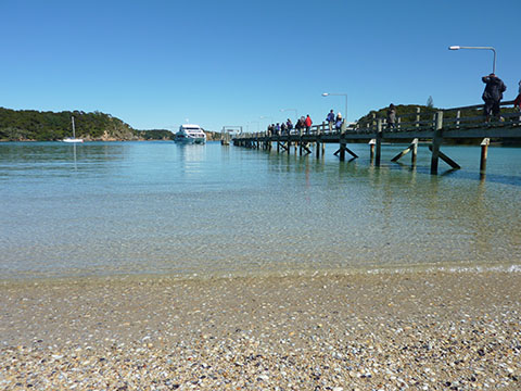 Ururupukapuka jetty Bay of Islands