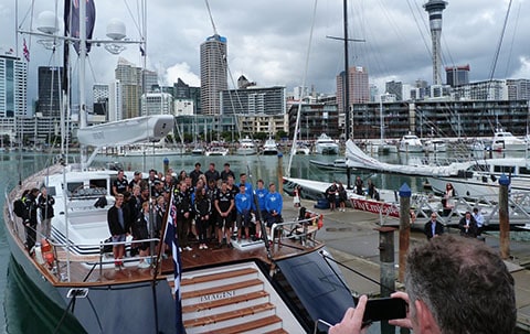 America's Cup challenge Royal Visit NZ